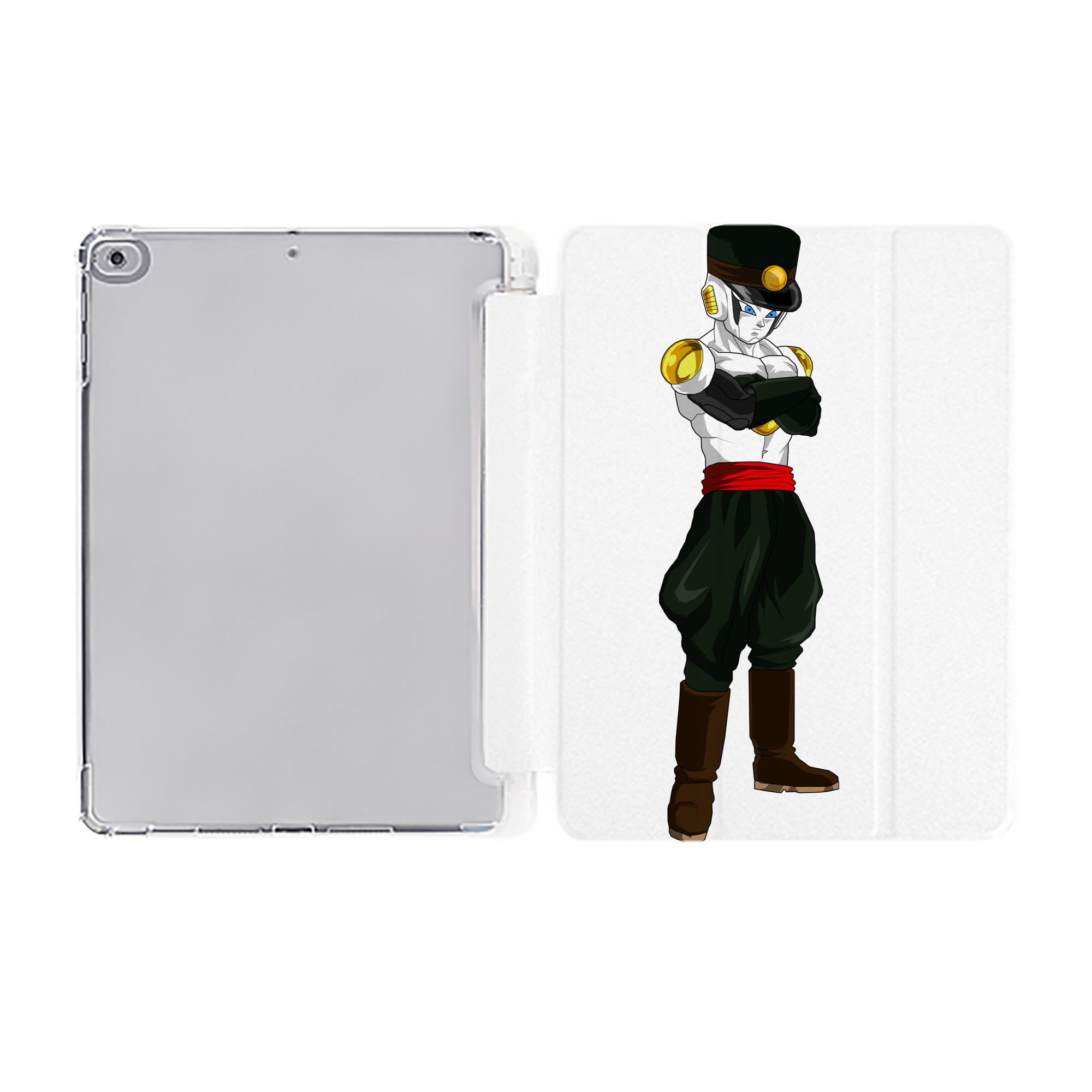 （画像用） ドラゴンボール DRAGON BALL IPad ケース ペン収納付き 三つ折りスタンド PUレザー×シリコン 対応機種9.5/10.5/10.9インチ